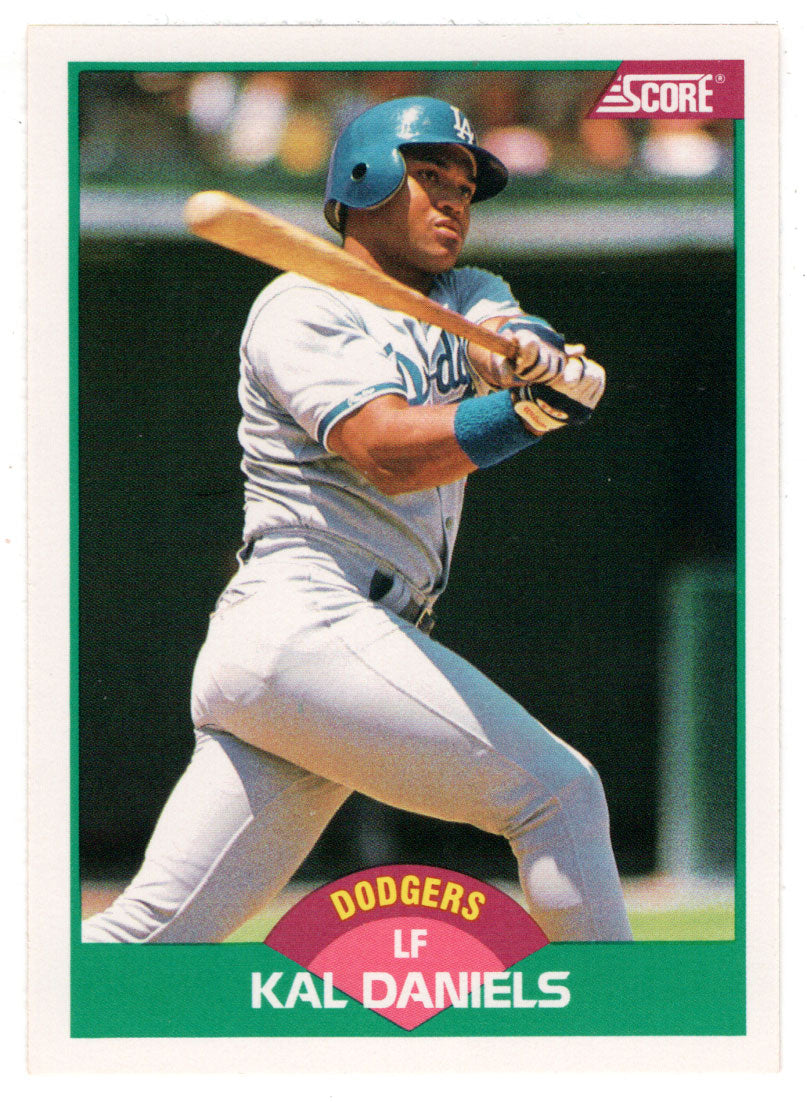 Kal Daniels - Los Angeles Dodgers (MLB Baseball Card) 1989 Score Rookie & Traded # 48 Mint