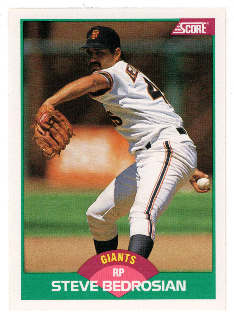 Steve Bedrosian - San Francisco Giants (MLB Baseball Card) 1989 Score Rookie & Traded # 49 Mint