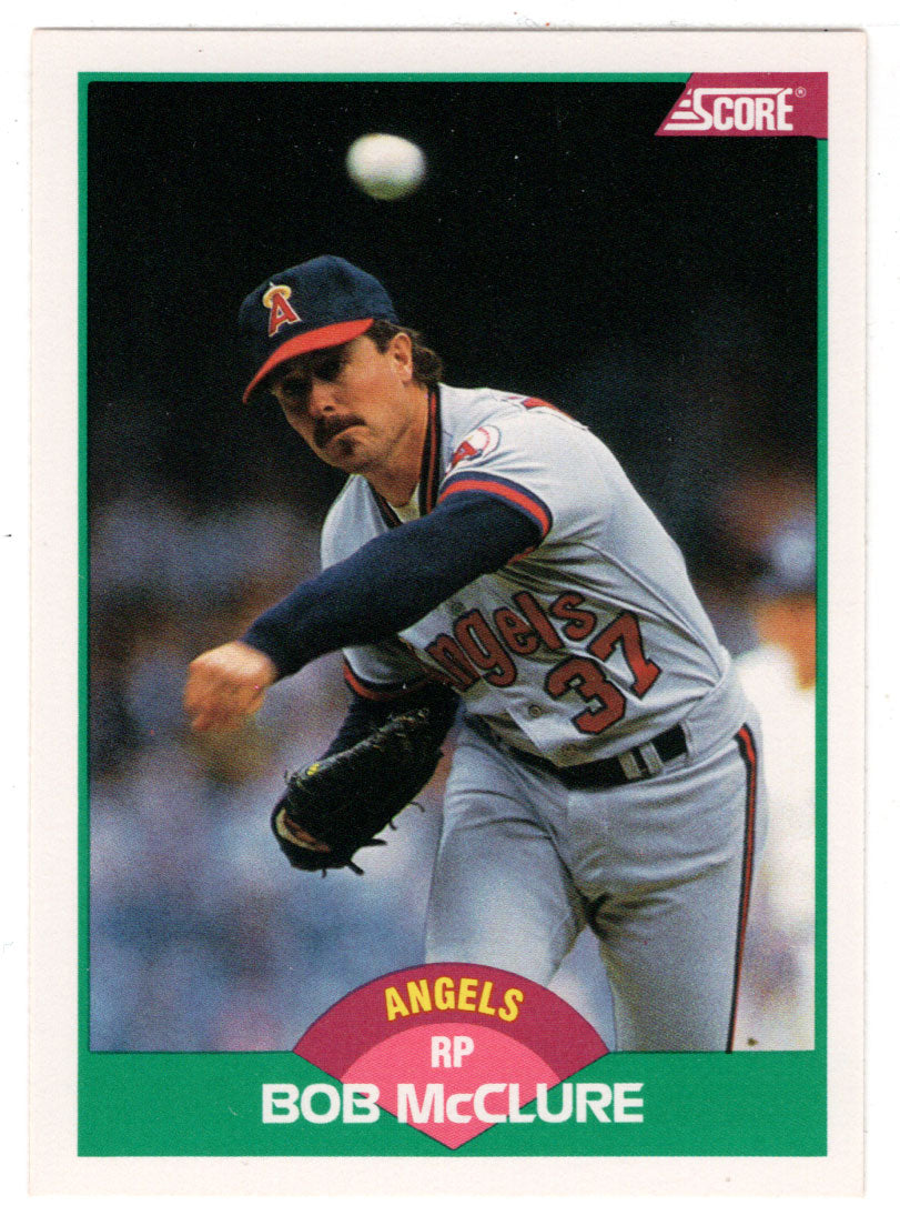 Bob McClure - California Angels (MLB Baseball Card) 1989 Score Rookie & Traded # 58 Mint