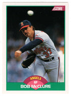 Bob McClure - California Angels (MLB Baseball Card) 1989 Score Rookie & Traded # 58 Mint