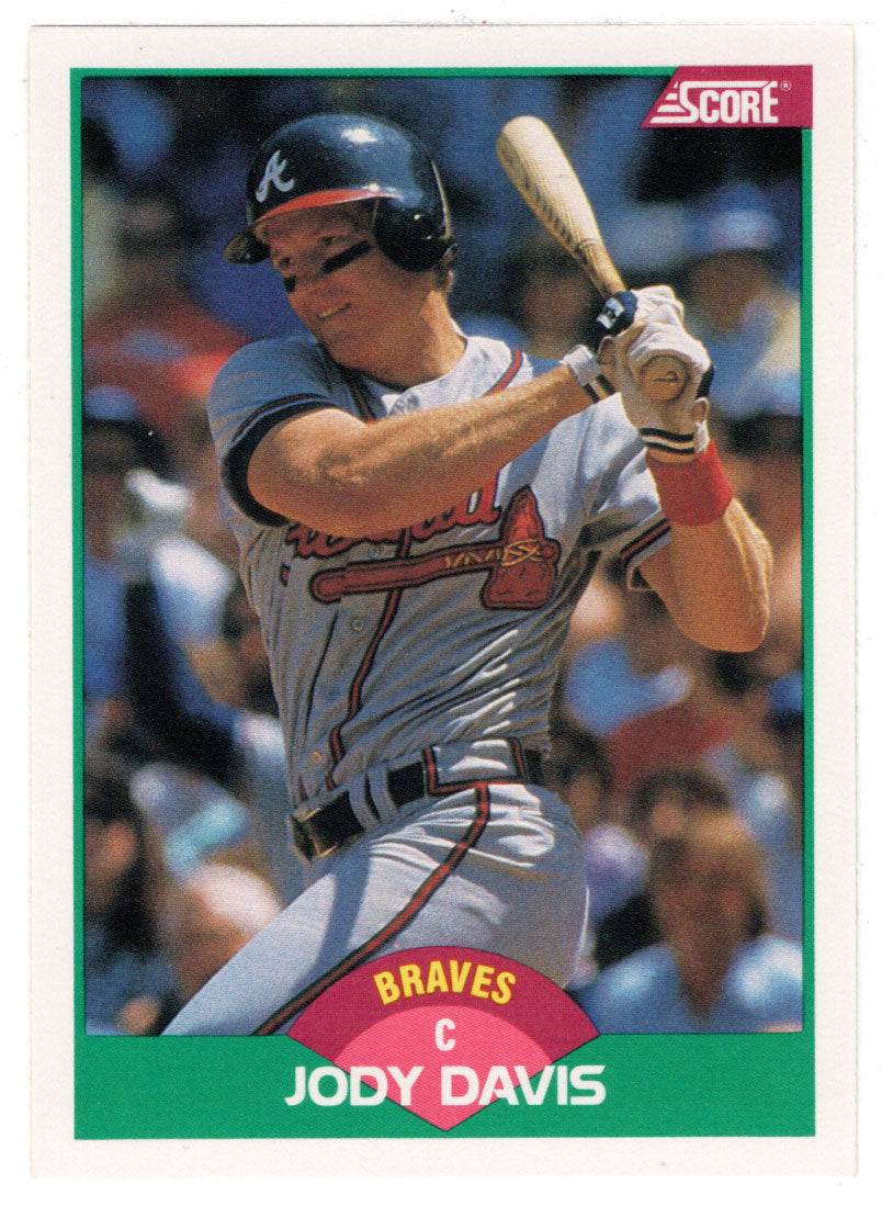 Jody Davis - Atlanta Braves (MLB Baseball Card) 1989 Score Rookie & Traded # 64 Mint