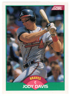 Jody Davis - Atlanta Braves (MLB Baseball Card) 1989 Score Rookie & Traded # 64 Mint