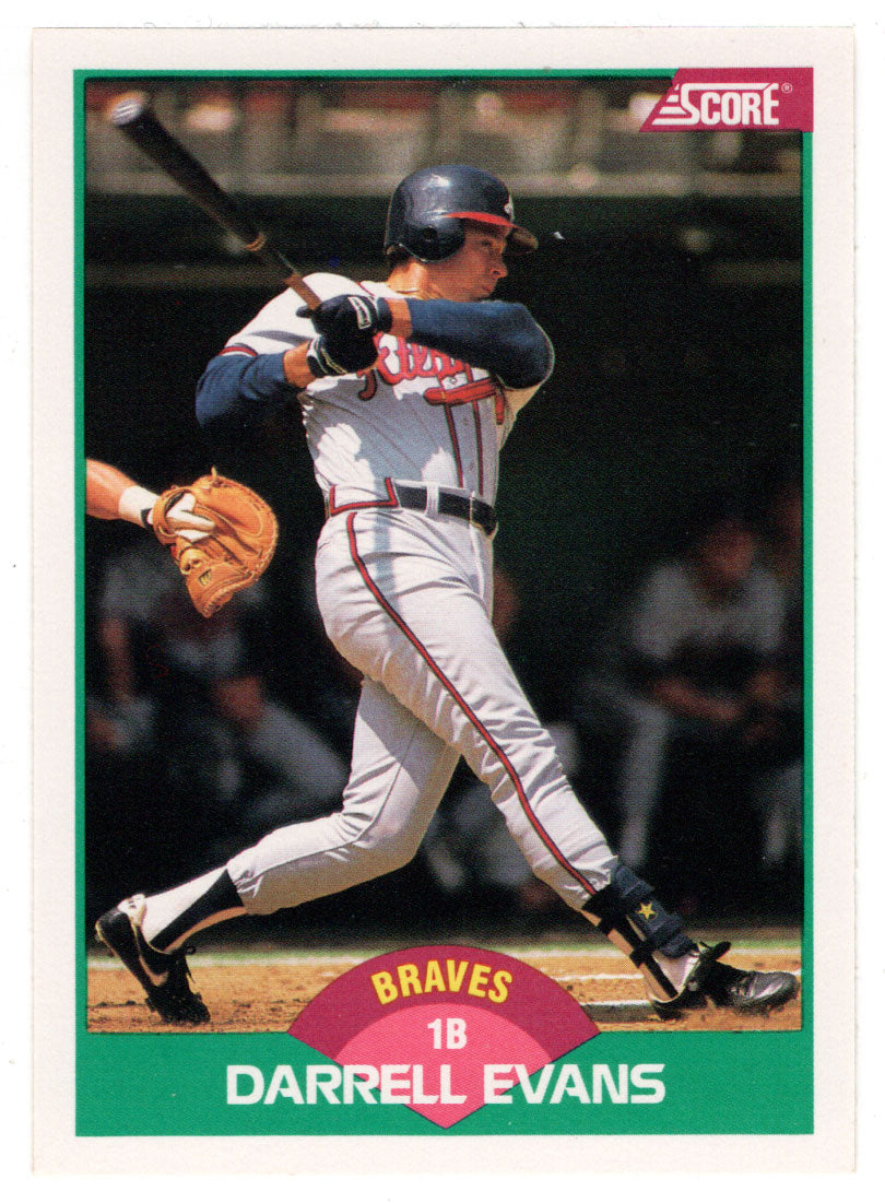 Darrell Evans - Atlanta Braves (MLB Baseball Card) 1989 Score Rookie & Traded # 65 Mint