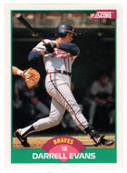 Darrell Evans - Atlanta Braves (MLB Baseball Card) 1989 Score Rookie & Traded # 65 Mint