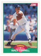 Walt Terrell - New York Yankees (MLB Baseball Card) 1989 Score Rookie & Traded # 75 Mint