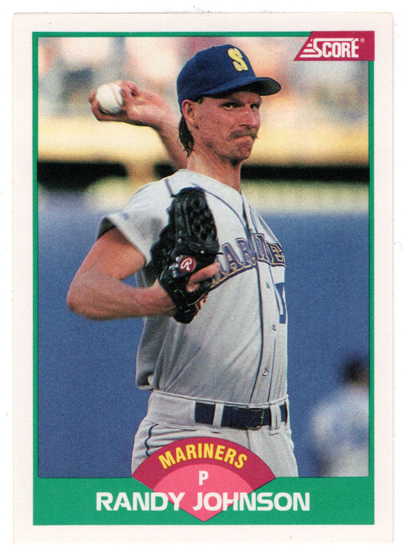 Randy Johnson - Seattle Mariners (MLB Baseball Card) 1989 Score Rookie & Traded # 77 Mint