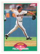 Felix Fermin - Cleveland Indians (MLB Baseball Card) 1989 Score Rookie & Traded # 78 Mint