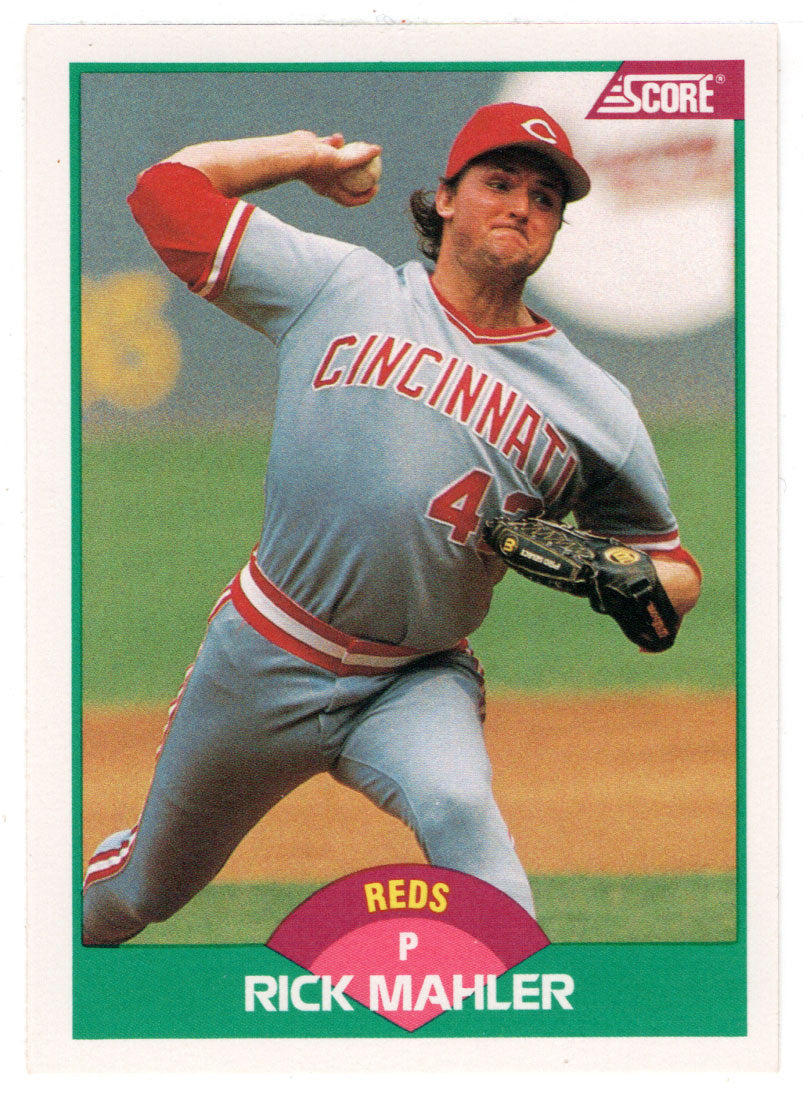 Rick Mahler - Cincinnati Reds (MLB Baseball Card) 1989 Score Rookie & Traded # 79 Mint