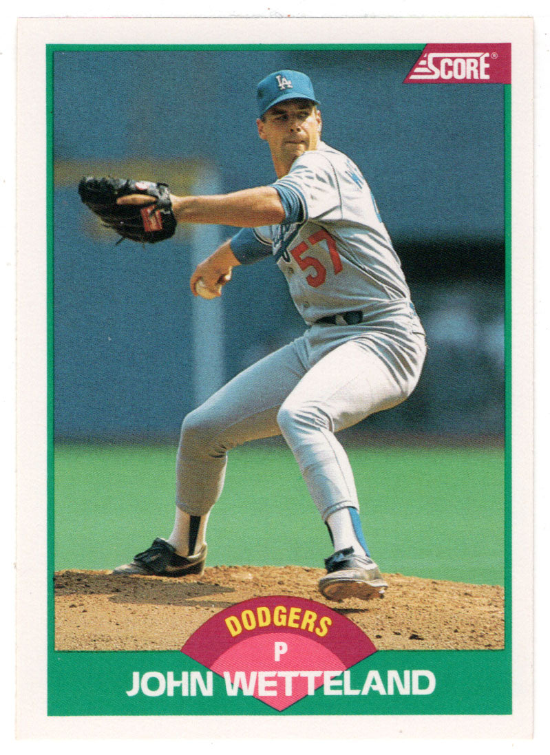 John Wetteland - Los Angeles Dodgers (MLB Baseball Card) 1989 Score Rookie & Traded # 90 Mint