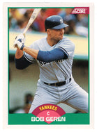 Bob Geren - New York Yankees (MLB Baseball Card) 1989 Score Rookie & Traded # 93 Mint