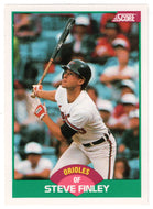 Steve Finley - Baltimore Orioles (MLB Baseball Card) 1989 Score Rookie & Traded # 95 Mint