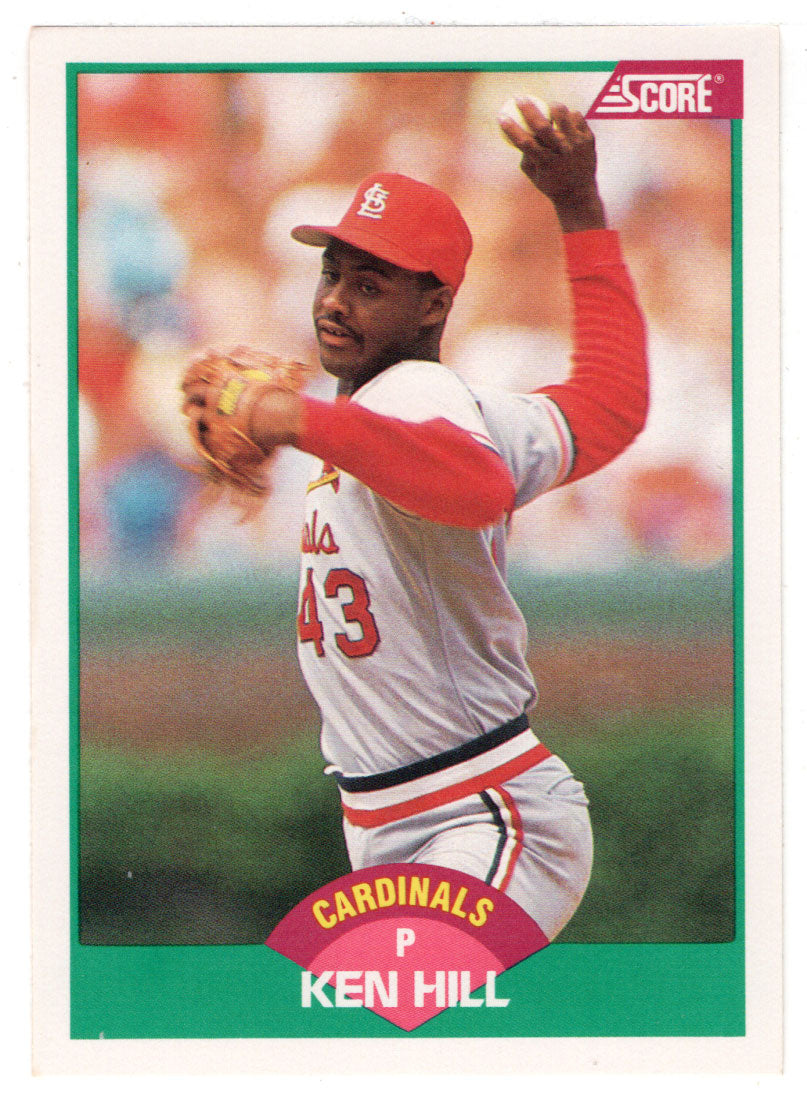 Ken Hill - St. Louis Cardinals (MLB Baseball Card) 1989 Score Rookie & Traded # 98 Mint