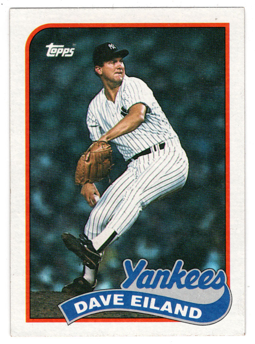 Dave Eiland - New York Yankees (MLB Baseball Card) 1989 Topps # 8 Mint