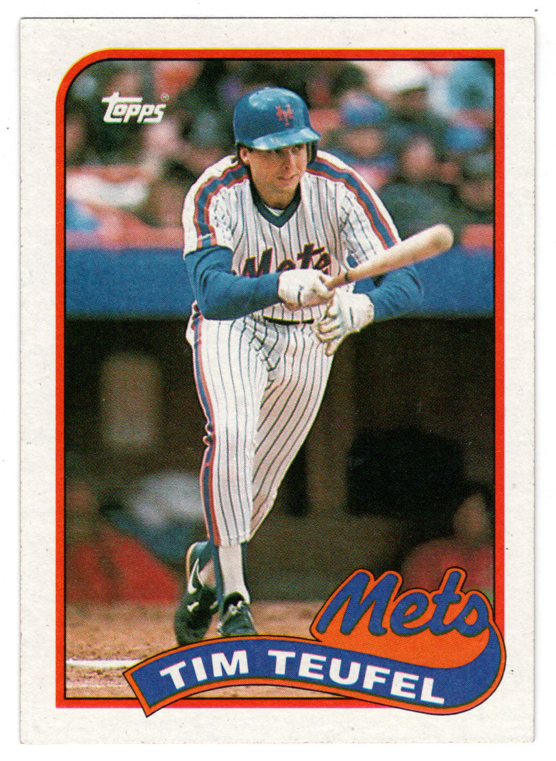 Tim Teufel - New York Mets (MLB Baseball Card) 1989 Topps # 9 Mint