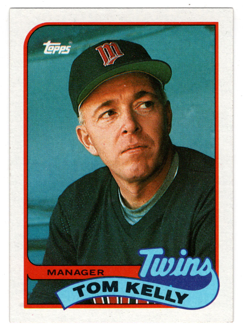 Tom Kelly - Minnesota Twins (MLB Baseball Card) 1989 Topps # 14 Mint