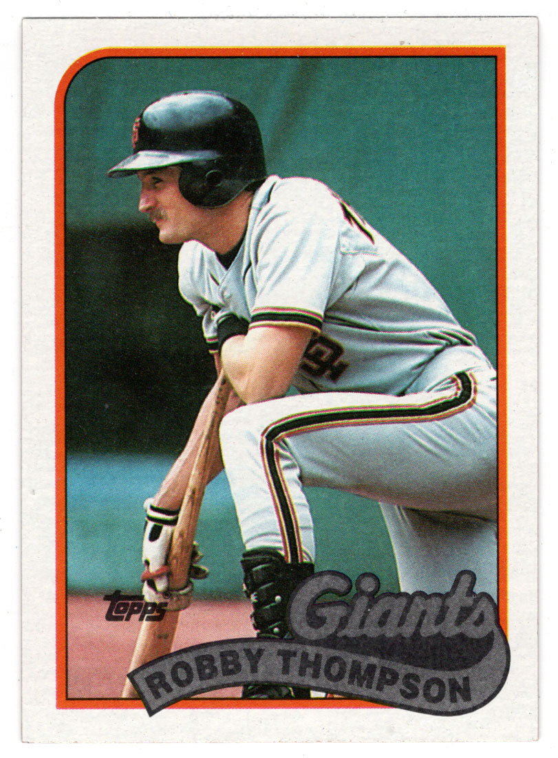 Robby Thompson - San Francisco Giants (MLB Baseball Card) 1989 Topps # 15 Mint