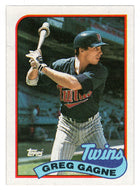 Greg Gagne - Minnesota Twins (MLB Baseball Card) 1989 Topps # 19 Mint