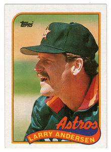 Larry Andersen - Houston Astros (MLB Baseball Card) 1989 Topps # 24 Mint