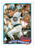 Mitch Webster - Chicago Cubs (MLB Baseball Card) 1989 Topps # 36 Mint