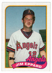 Jim Eppard - California Angels (MLB Baseball Card) 1989 Topps # 42 Mint