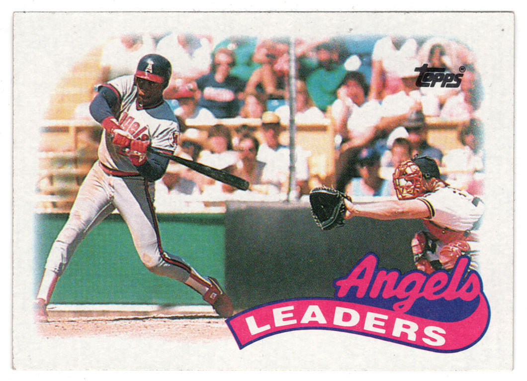 California Angels - Team Leaders (MLB Baseball Card) 1989 Topps # 51 Mint