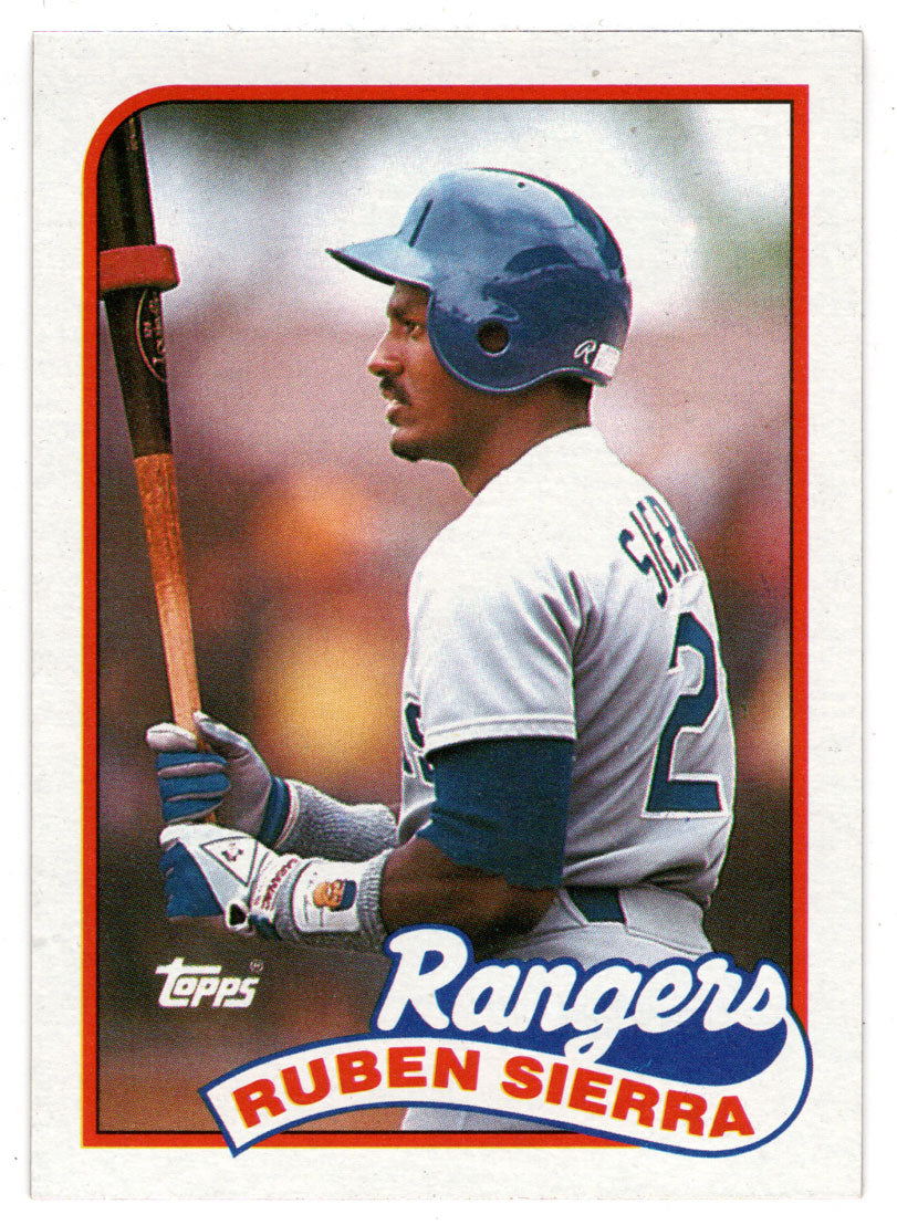 Ruben Sierra - Texas Rangers (MLB Baseball Card) 1989 Topps # 53 Mint