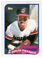 Julio Franco - Cleveland Indians (MLB Baseball Card) 1989 Topps # 55 Mint