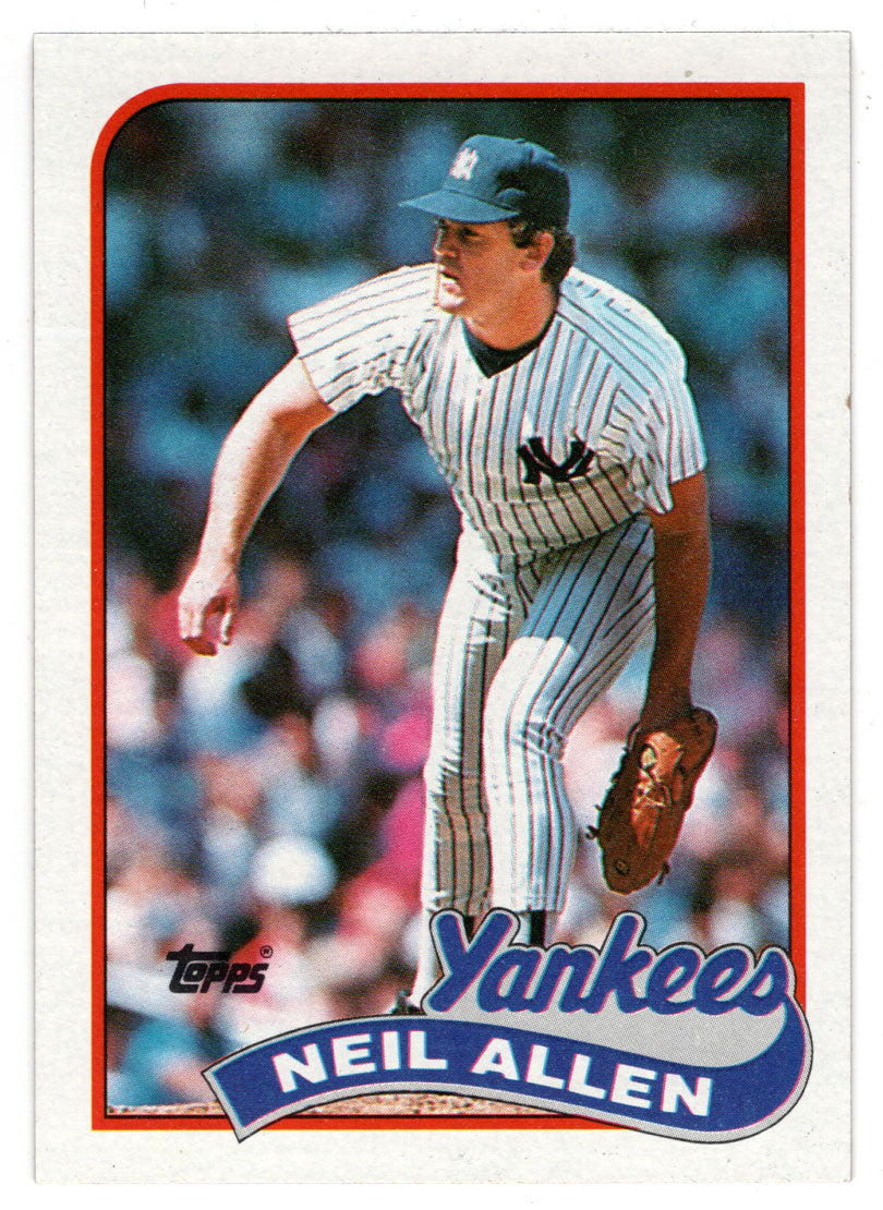 Neil Allen - New York Yankees (MLB Baseball Card) 1989 Topps # 61 Mint