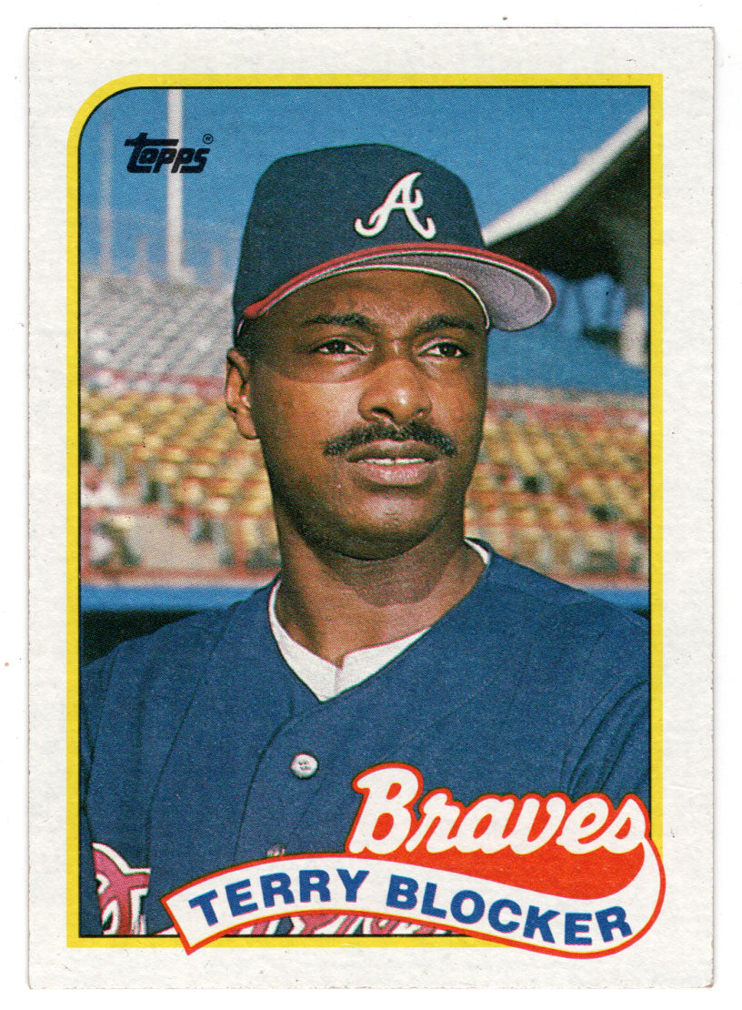 Terry Blocker - Atlanta Braves (MLB Baseball Card) 1989 Topps # 76 Mint