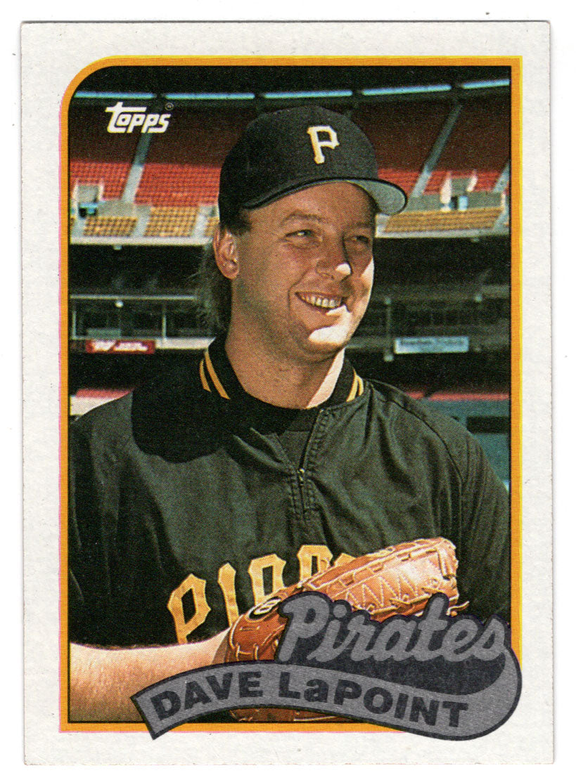 Dave LaPoint - Pittsburgh Pirates (MLB Baseball Card) 1989 Topps # 89 Mint