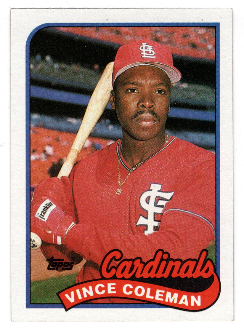 Vince Coleman - St. Louis Cardinals (MLB Baseball Card) 1989 Topps # 90 Mint