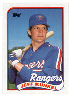 Jeff Kunkel - Texas Rangers (MLB Baseball Card) 1989 Topps # 92 Mint