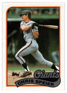 Chris Speier - San Francisco Giants (MLB Baseball Card) 1989 Topps # 94 Mint