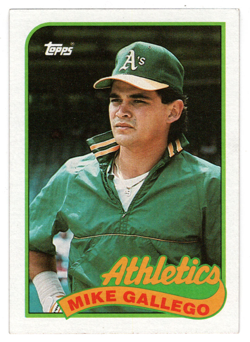 Mike Gallego - Oakland Athletics (MLB Baseball Card) 1989 Topps # 102 Mint