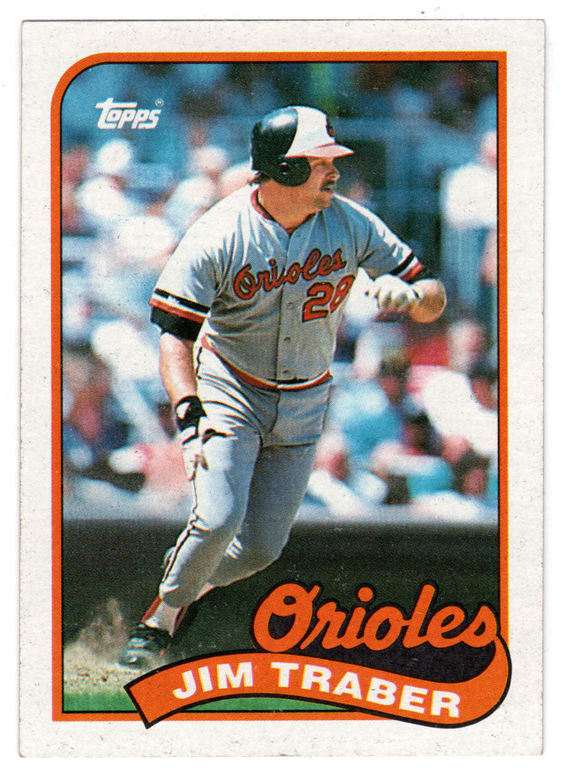 Jim Traber - Baltimore Orioles (MLB Baseball Card) 1989 Topps # 124 Mint