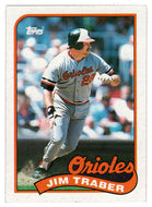 Jim Traber - Baltimore Orioles (MLB Baseball Card) 1989 Topps # 124 Mint