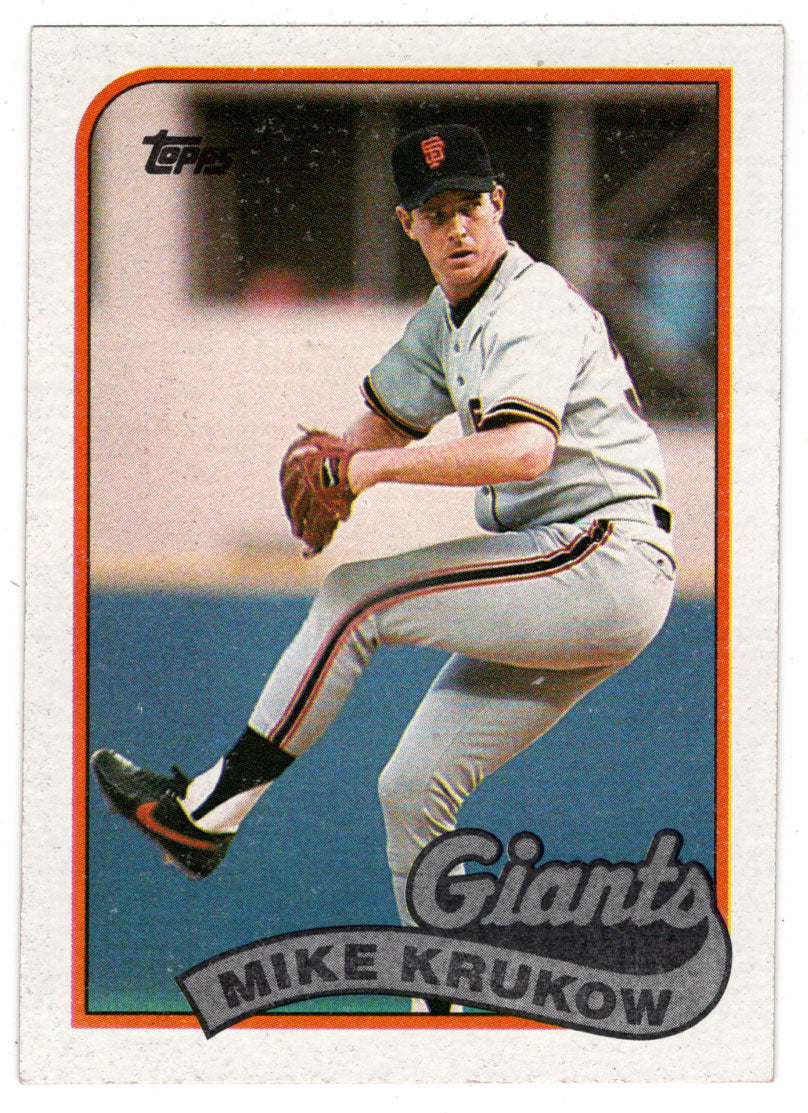 Mike Krukow - San Francisco Giants (MLB Baseball Card) 1989 Topps # 125 Mint