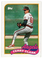 Terry Clark - California Angels (MLB Baseball Card) 1989 Topps # 129 Mint