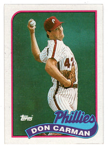 Don Carman - Philadelphia Phillies (MLB Baseball Card) 1989 Topps # 154 Mint