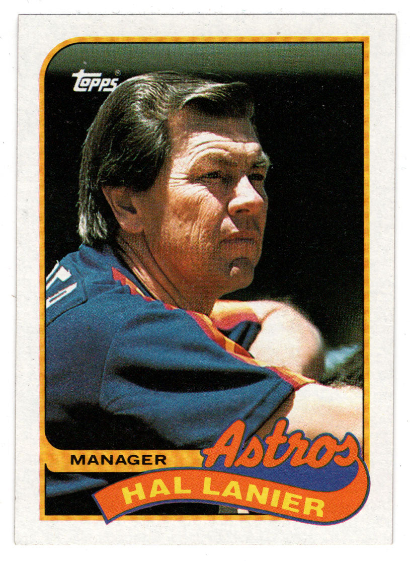 Hal Lanier - Houston Astros - Manager (MLB Baseball Card) 1989 Topps # 164 Mint