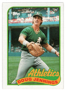 Doug Jennings RC - Oakland Athletics (MLB Baseball Card) 1989 Topps # 166 Mint