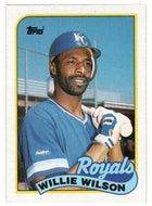 Willie Wilson - Kansas City Royals (MLB Baseball Card) 1989 Topps # 168 Mint