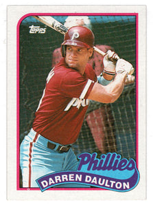 Darren Daulton - Philadelphia Phillies (MLB Baseball Card) 1989 Topps # 187 Mint