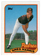 Greg Harris RC - San Diego Padres (MLB Baseball Card) 1989 Topps # 194 Mint