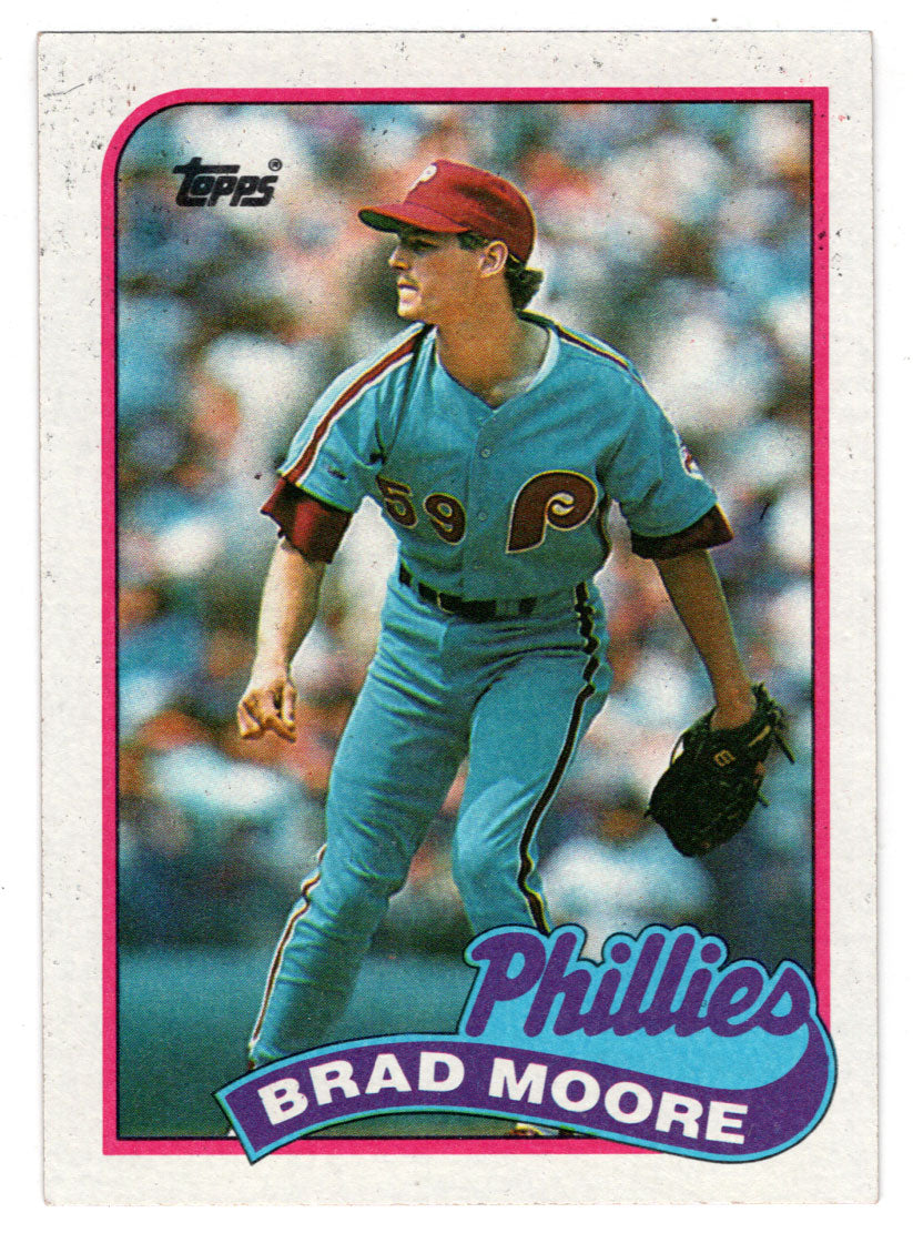 Brad Moore - Philadelphia Phillies (MLB Baseball Card) 1989 Topps # 202 Mint