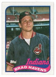 Brad Havens - Cleveland Indians (MLB Baseball Card) 1989 Topps # 204 Mint