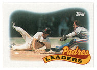 San Diego Padres - Team Leaders (MLB Baseball Card) 1989 Topps # 231 Mint