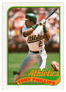 Tony Phillips - Oakland Athletics (MLB Baseball Card) 1989 Topps # 248 Mint