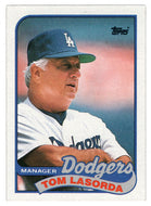 Tom Lasorda - Los Angeles Dodgers - Manager (MLB Baseball Card) 1989 Topps # 254 Mint