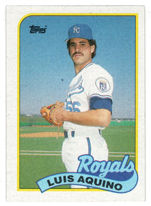 Luis Aquino - Kansas City Royals (MLB Baseball Card) 1989 Topps # 266 Mint